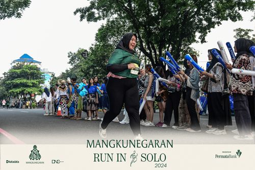 Race photo from Mangkunegaran Run 2024