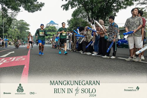 Race photo from Mangkunegaran Run 2024