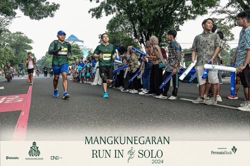 Race photo from Mangkunegaran Run 2024
