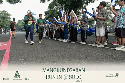 Race photo from Mangkunegaran Run 2024