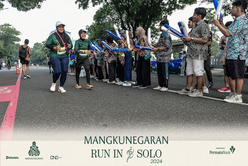 Race photo from Mangkunegaran Run 2024