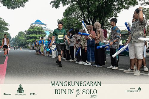 Race photo from Mangkunegaran Run 2024