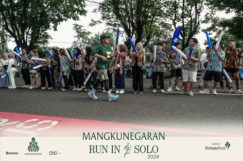 Race photo from Mangkunegaran Run 2024