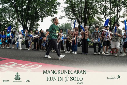 Race photo from Mangkunegaran Run 2024
