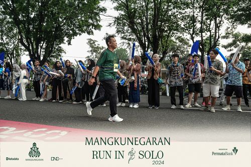 Race photo from Mangkunegaran Run 2024