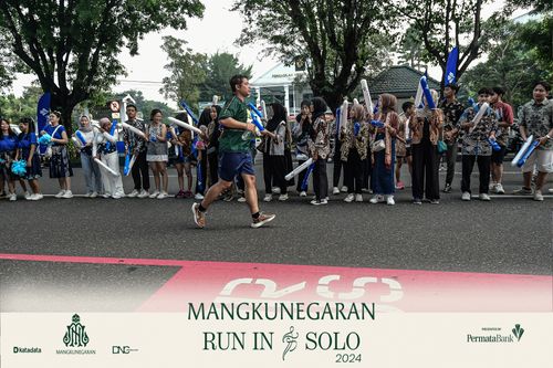 Race photo from Mangkunegaran Run 2024