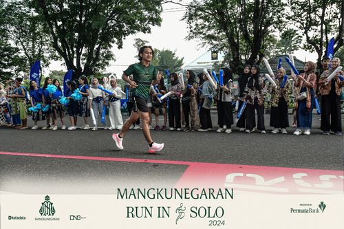 Race photo from Mangkunegaran Run 2024