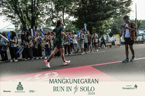 Race photo from Mangkunegaran Run 2024