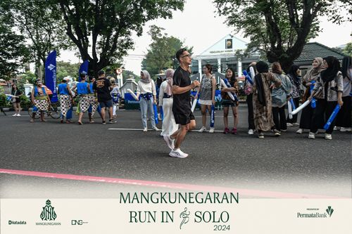 Race photo from Mangkunegaran Run 2024