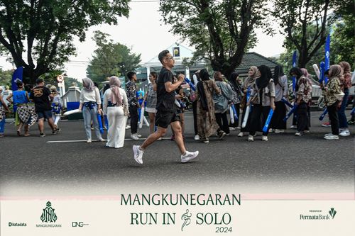 Race photo from Mangkunegaran Run 2024