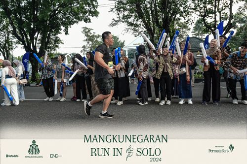 Race photo from Mangkunegaran Run 2024