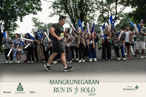 Race photo from Mangkunegaran Run 2024