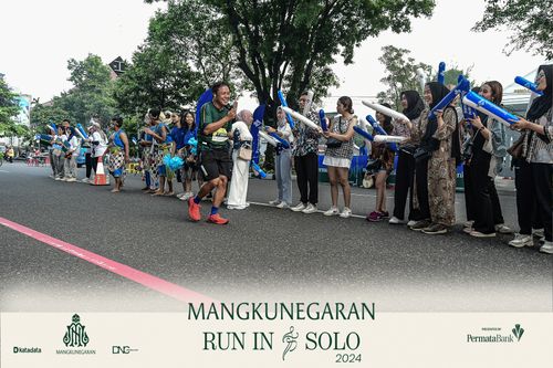 Race photo from Mangkunegaran Run 2024