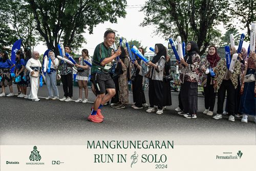 Race photo from Mangkunegaran Run 2024