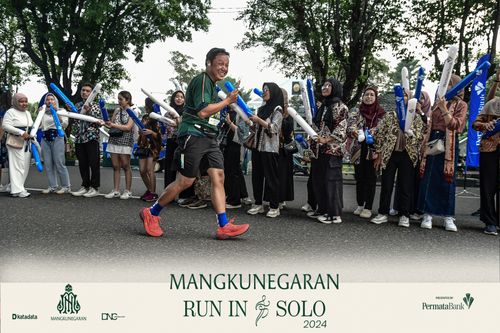 Race photo from Mangkunegaran Run 2024