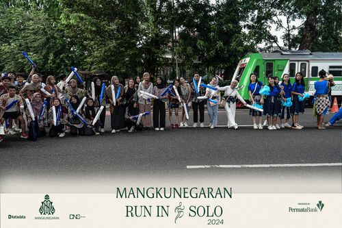 Race photo from Mangkunegaran Run 2024