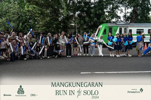 Race photo from Mangkunegaran Run 2024