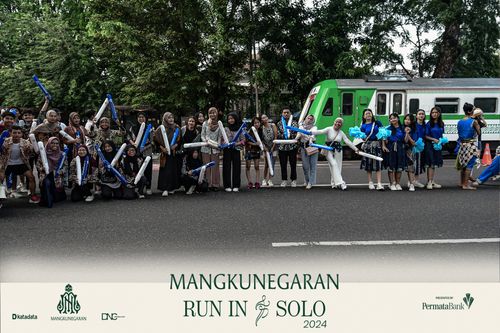 Race photo from Mangkunegaran Run 2024