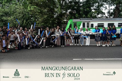 Race photo from Mangkunegaran Run 2024