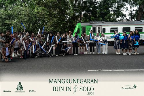 Race photo from Mangkunegaran Run 2024