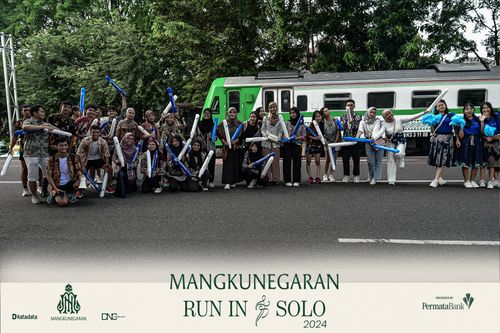 Race photo from Mangkunegaran Run 2024