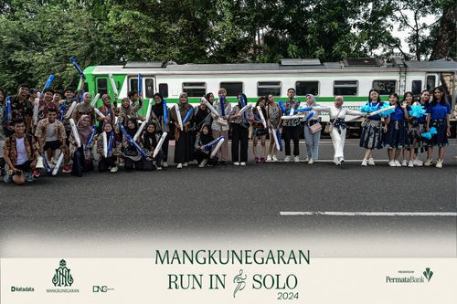Race photo from Mangkunegaran Run 2024