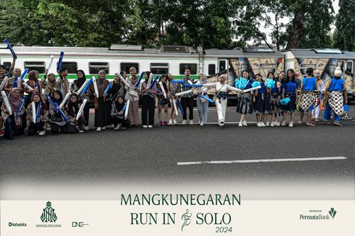 Race photo from Mangkunegaran Run 2024