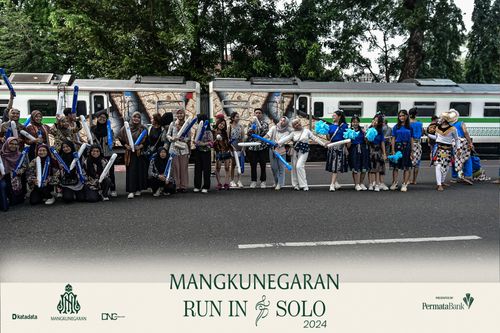 Race photo from Mangkunegaran Run 2024