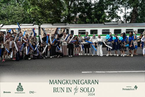 Race photo from Mangkunegaran Run 2024