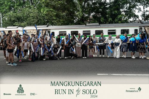 Race photo from Mangkunegaran Run 2024