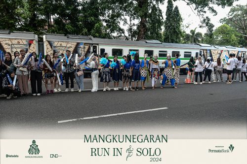 Race photo from Mangkunegaran Run 2024