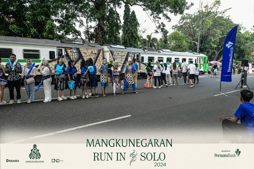 Race photo from Mangkunegaran Run 2024