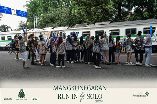 Race photo from Mangkunegaran Run 2024