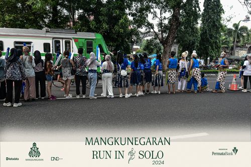 Race photo from Mangkunegaran Run 2024
