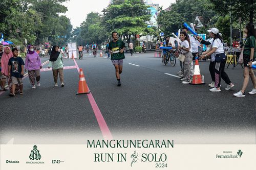 Race photo from Mangkunegaran Run 2024