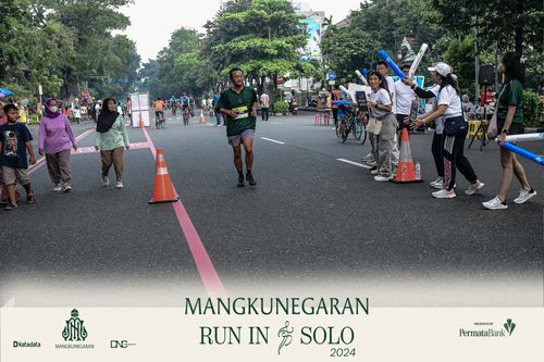 Race photo from Mangkunegaran Run 2024