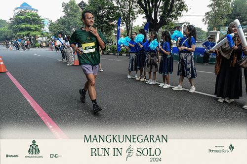 Race photo from Mangkunegaran Run 2024