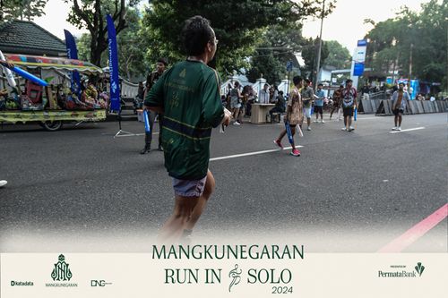 Race photo from Mangkunegaran Run 2024