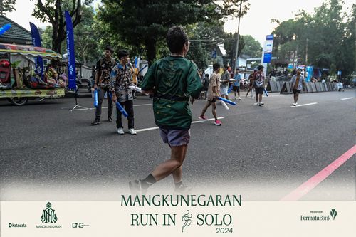 Race photo from Mangkunegaran Run 2024