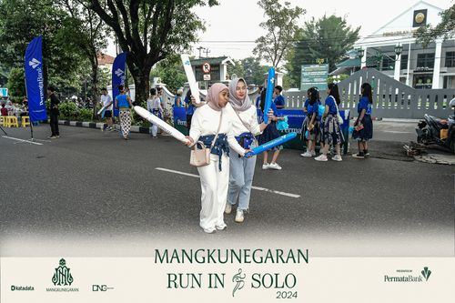 Race photo from Mangkunegaran Run 2024