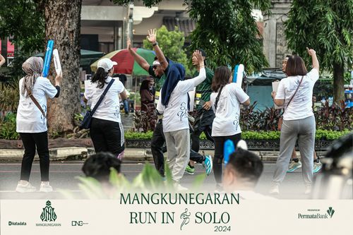 Race photo from Mangkunegaran Run 2024