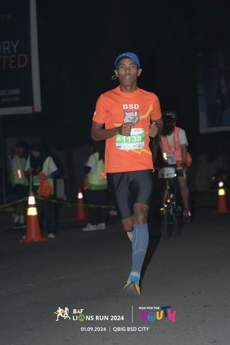 Race photo from BAF LIONS RUN 2024