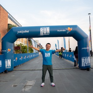 Race photo from YUK TRAVEL RUN