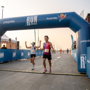 Race photo from YUK TRAVEL RUN