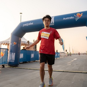 Race photo from YUK TRAVEL RUN