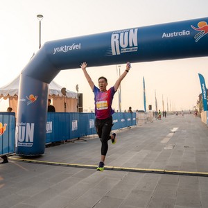 Race photo from YUK TRAVEL RUN