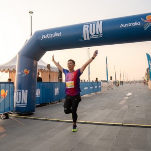 Race photo from YUK TRAVEL RUN