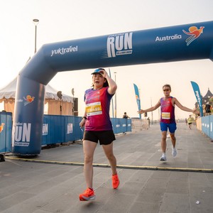Race photo from YUK TRAVEL RUN