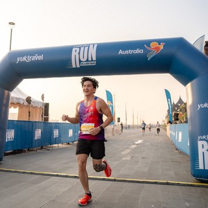 Race photo from YUK TRAVEL RUN