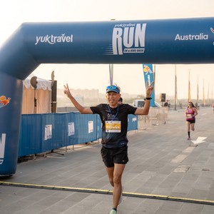 Race photo from YUK TRAVEL RUN